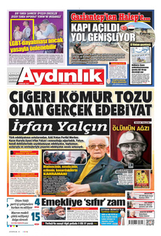 AYDINLIK GAZETESİ 1 Temmuz 2024 Gazete Manşeti Küçük