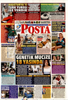 POSTA 5 Temmuz 2024 Gazete Manşeti Küçük