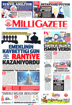 MİLLİ GAZETE 5 Temmuz 2024 Gazete Manşeti Küçük