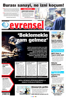 EVRENSEL 5 Temmuz 2024 Gazete Manşeti Küçük