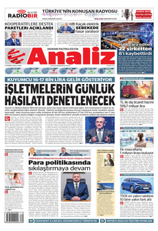 ANALİZ 5 Temmuz 2024 Gazete Manşeti Küçük