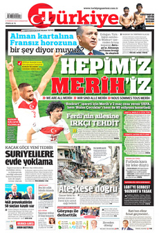 TÜRKİYE GAZETESİ 6 Temmuz 2024 Gazete Manşeti Küçük