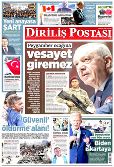 DİRİLİŞ POSTASI 14 Temmuz 2024 Gazete Manşeti Küçük