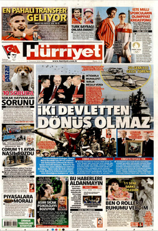 HÜRRİYET 21 Temmuz 2024 Gazete Manşeti Küçük