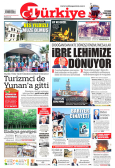 TÜRKİYE GAZETESİ 22 Temmuz 2024 Gazete Manşeti Küçük