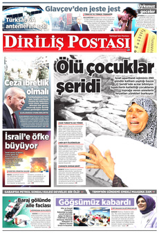 DİRİLİŞ POSTASI 22 Temmuz 2024 Gazete Manşeti Küçük