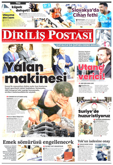 DİRİLİŞ POSTASI 26 Temmuz 2024 Gazete Manşeti Küçük