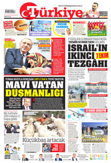 TÜRKİYE GAZETESİ 29 Temmuz 2024 Gazete Manşeti Küçük