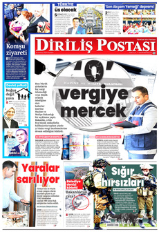 DİRİLİŞ POSTASI 29 Temmuz 2024 Gazete Manşeti Küçük