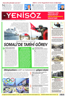 YENİ SÖZ GAZETESİ 29 Temmuz 2024 Gazete Manşeti Küçük