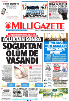 MİLLİ GAZETE 21 Aralık 2024 Gazete Manşeti Küçük