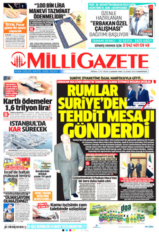 MİLLİ GAZETE 22 Şubat 2025 Gazete Manşeti Küçük