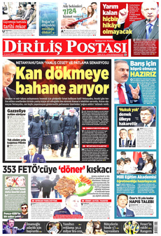 DİRİLİŞ POSTASI 22 Şubat 2025 Gazete Manşeti Küçük