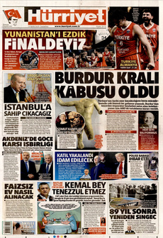 HÜRRİYET 13 Eylül 2025 Gazete Manşeti Küçük