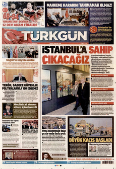 TÜRKGÜN 13 Eylül 2025 Gazete Manşeti Küçük