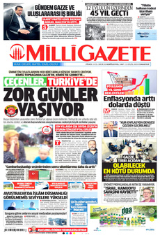 MİLLİ GAZETE 13 Eylül 2025 Gazete Manşeti Küçük