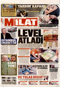 MİLAT 13 Eylül 2025 Gazete Manşeti Küçük
