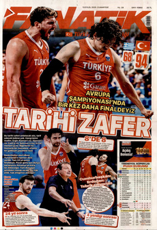 FANATİK 13 Eylül 2025 Gazete Manşeti Küçük
