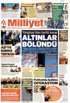 MİLLİYET 18 Temmuz 2026 Gazete Manşeti Küçük