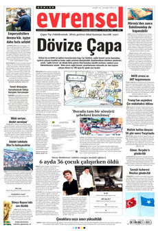 EVRENSEL 18 Temmuz 2026 Gazete Manşeti Küçük