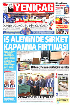 YENİÇAĞ 18 Temmuz 2026 Gazete Manşeti Küçük