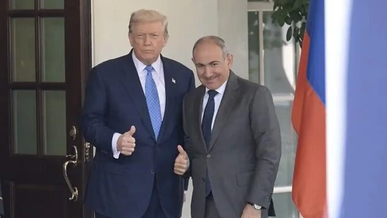 Ermenistan Başbakanı Paşinyan, ABD Başkanı Trump ile Görüştü